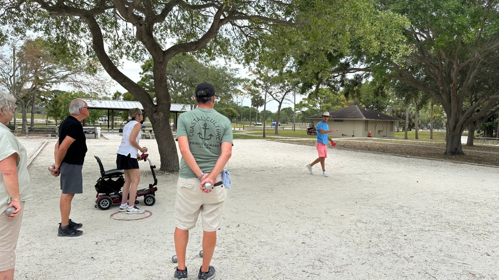 Never played pétanque before?  We will loan you boules and show you how. 